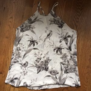 Loft Grey Tank Top Blouse